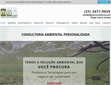 Tablet Screenshot of marconsultoria.com